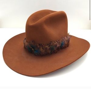 Vintage Larry Mahan’s Feather Wool Cowboy Hat